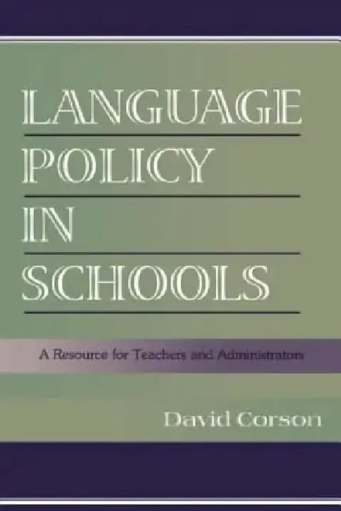 Cover of Language Policy in Schools