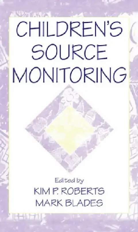 Cover of Children's Source Monitoring