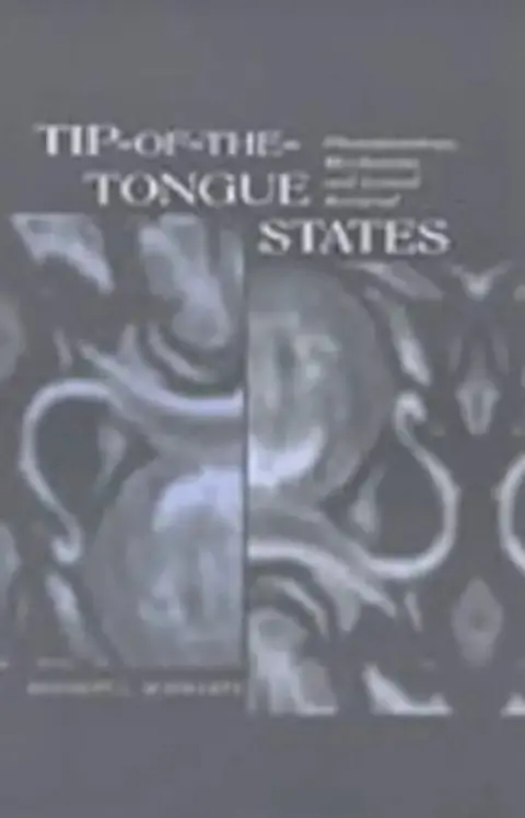 Cover of Tip-of-the-tongue States
