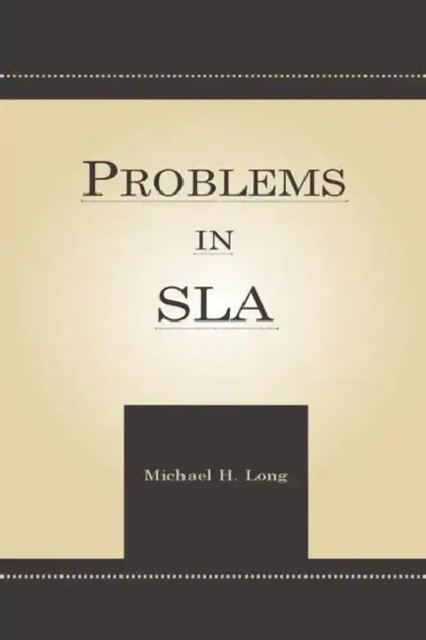 Cover of Problems in Second Language Acquisition