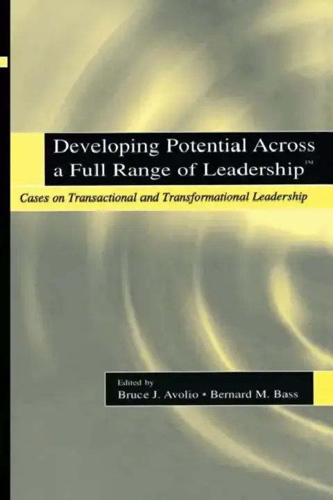 Cover of Developing Potential Across a Full Range of Leadership TM
