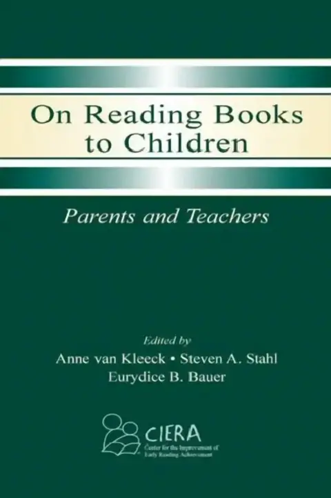 Cover of On Reading Books to Children