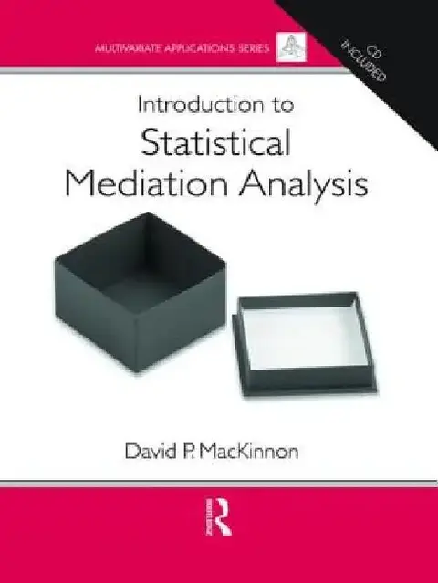 Cover of Introduction to Statistical Mediation Analysis [With CDROM]