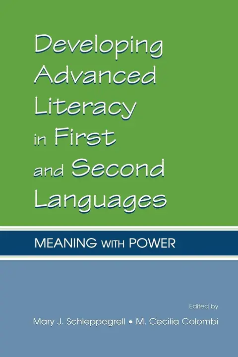 Cover of Developing Advanced Literacy in First and Second Languages