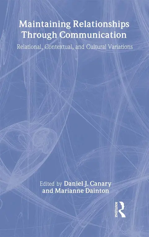 Cover of Maintaining Relationships Through Communication