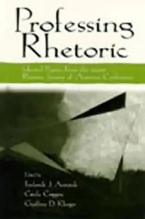 Cover of Professing Rhetoric