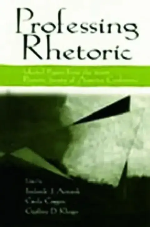 Cover of Professing Rhetoric
