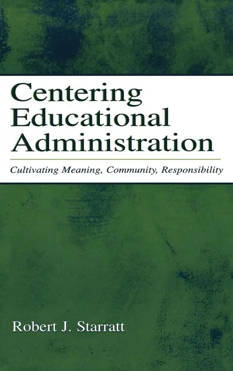 Cover of Centering Educational Administration