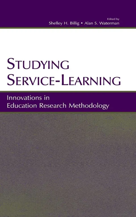 Cover of Studying Service-Learning