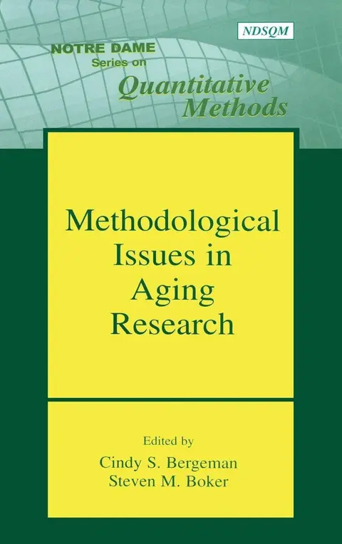 Cover of Methodological Issues in Aging Research