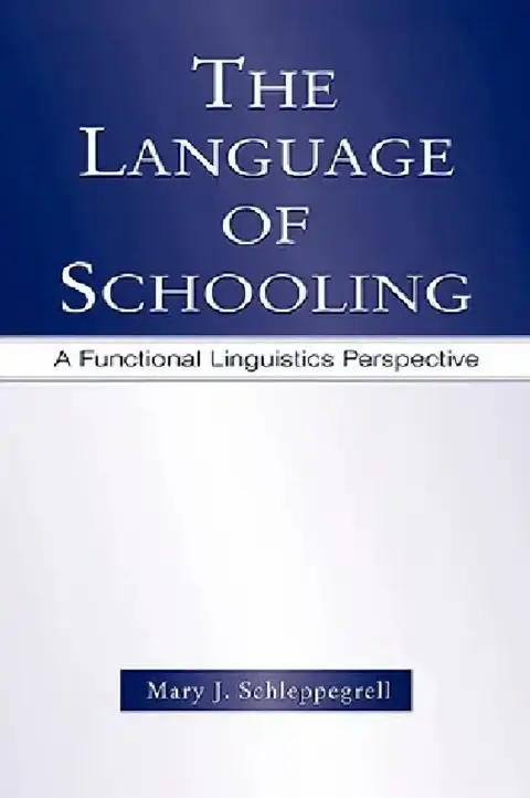 Cover of The Language of Schooling