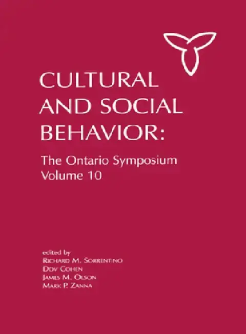 Cover of Culture and Social Behavior