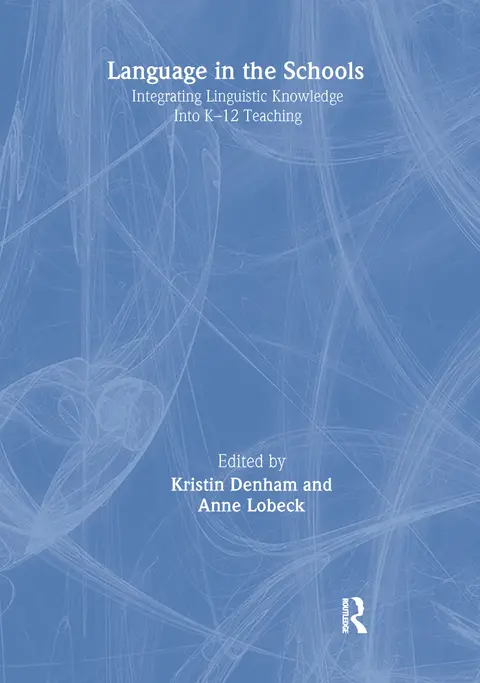 Cover of Language in the Schools
