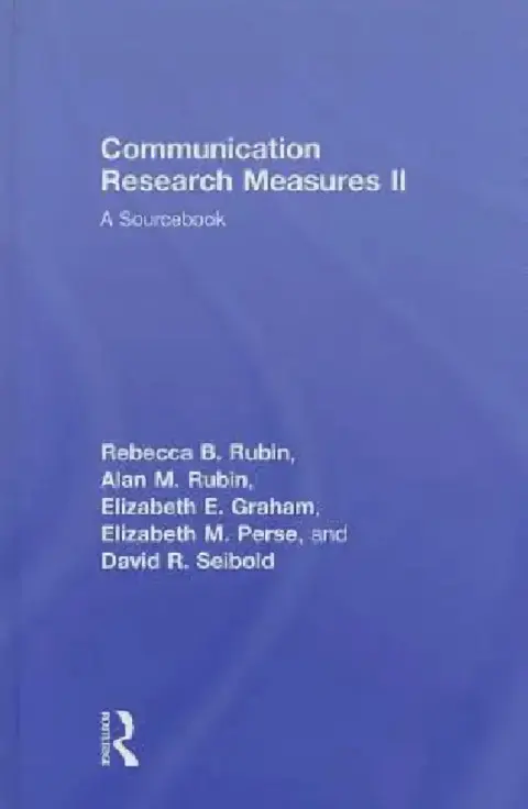 Cover of Communication Research Measures II