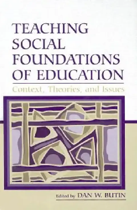 Cover of Teaching Social Foundations of Education