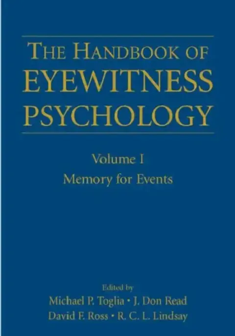 Cover of The Handbook of Eyewitness Psychology