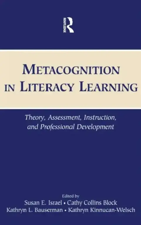 Cover of Metacognition in Literacy Learning
