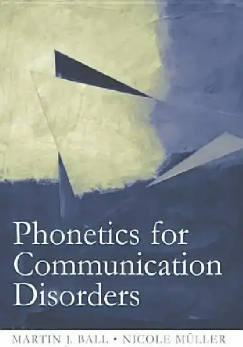 Cover of Phonetics for Communication Disorders
