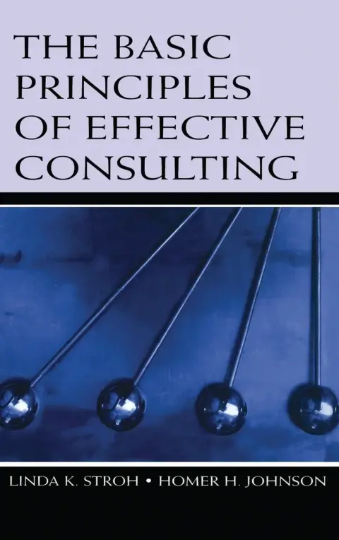 Cover of The Basic Principles of Effective Consulting