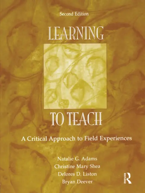 Cover of Learning to Teach