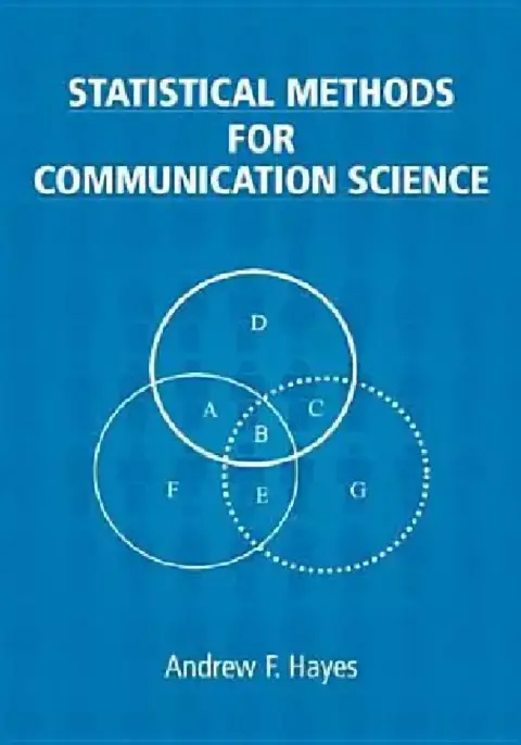 Cover of Statistical Methods for Communication Science