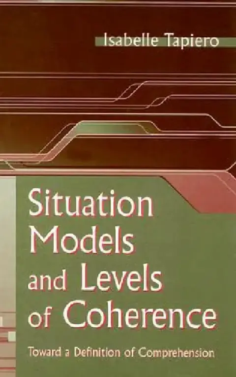 Cover of Situation Models and Levels of Coherence