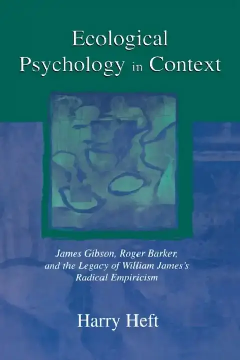 Cover of Ecological Psychology in Context