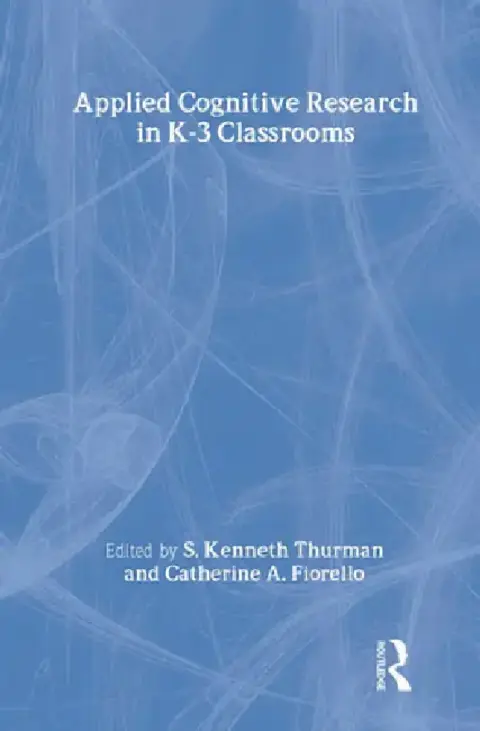 Cover of Applied Cognitive Research in K-3 Classrooms