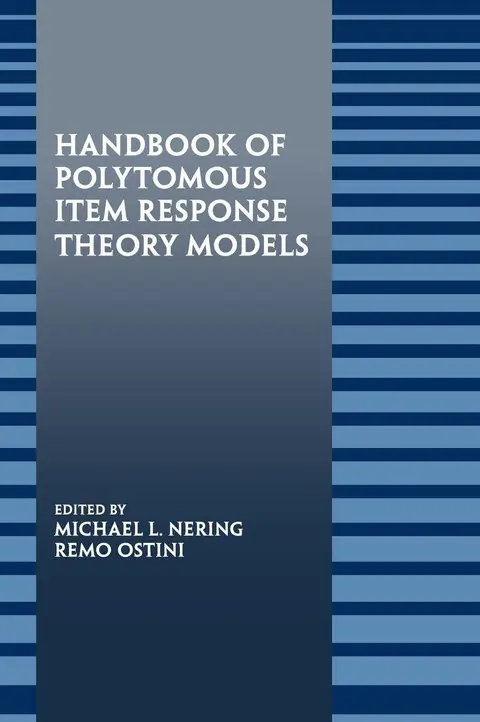 Cover of Handbook of Polytomous Item Response Theory Models