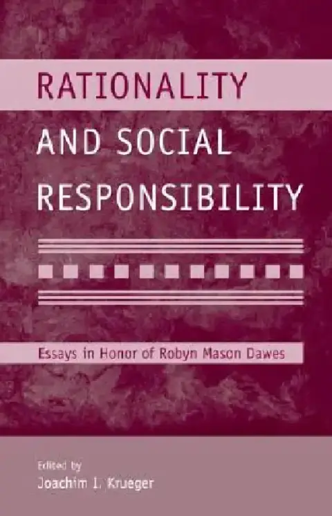 Cover of Rationality and Social Responsibility