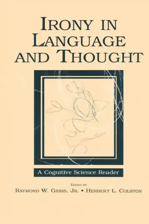 Cover of Irony in Language and Thought