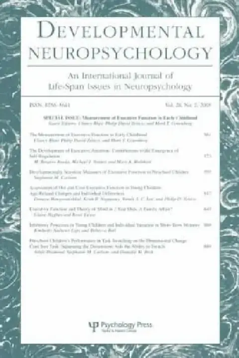 Cover of Measurement of Executive Function in Early Childhood