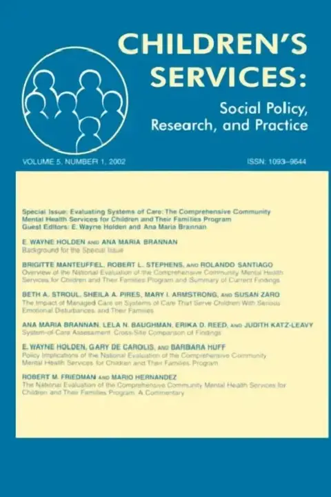 Cover of Evaluating Systems of Care
