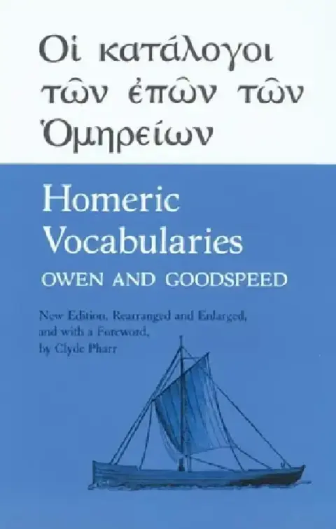 Cover of Homeric Vocabularies