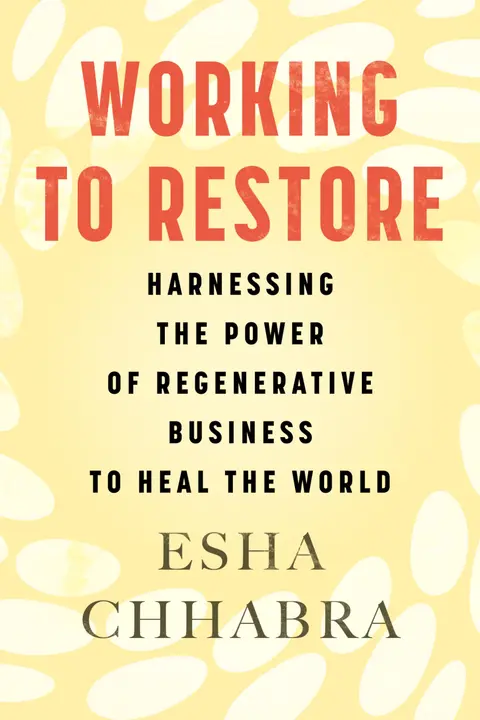 Cover of Working to Restore