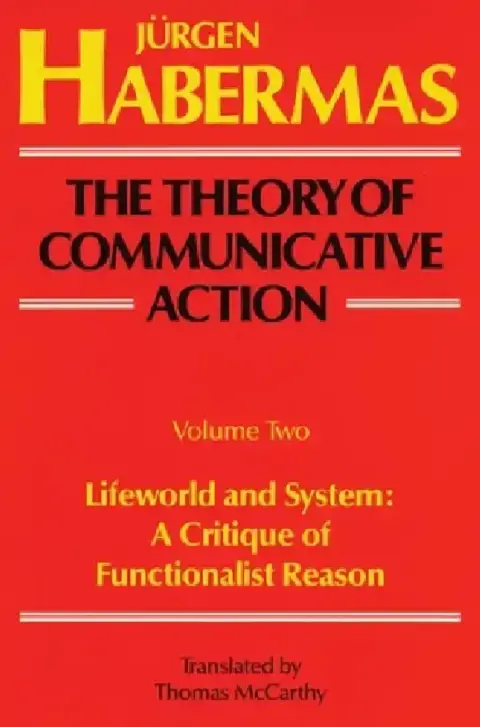 Cover of The Theory of Communicative Action