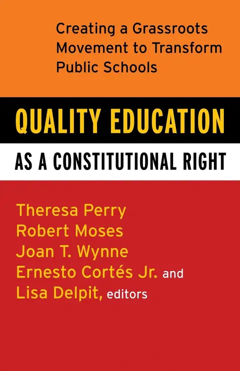Cover of Quality Education as a Constitutional Right