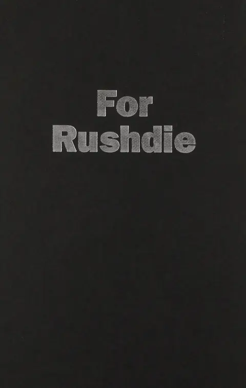 Cover of For Rushdie