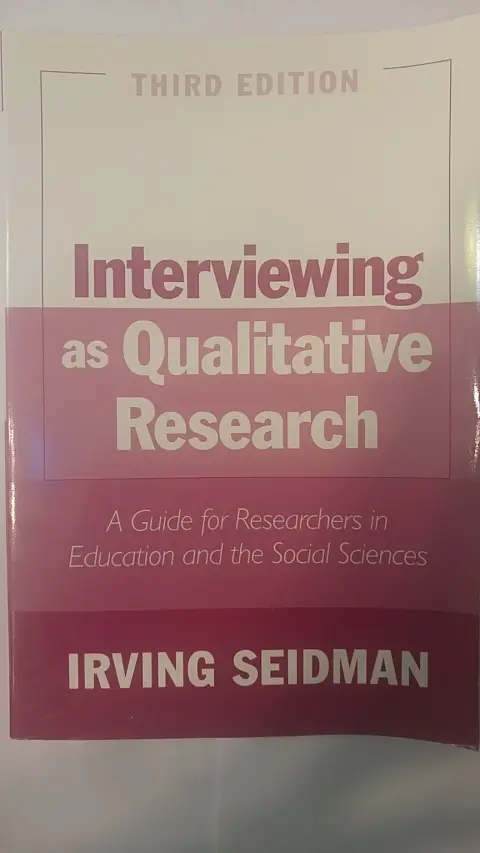 Cover of Interviewing as Qualitative Research