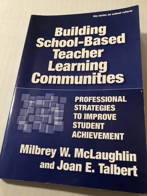 Cover of Building School-based Teacher Learning Communities