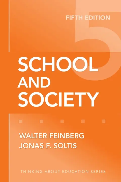 Cover of School and Society
