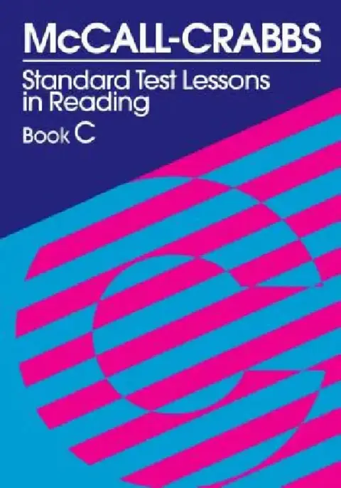 Cover of McCall-Crabbs Standard Test Lessons in Reading, Book C