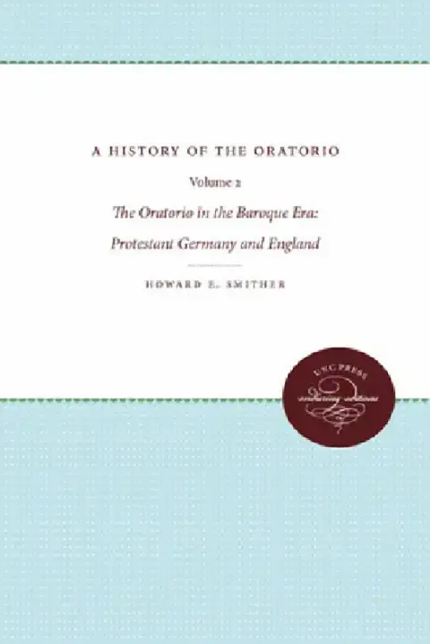 Cover of A History of the Oratorio