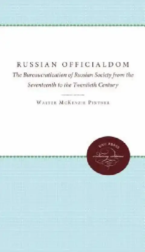 Cover of Russian Officialdom