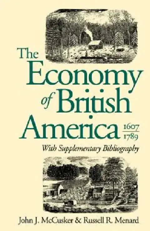 Cover of The Economy of British America, 1607-1789