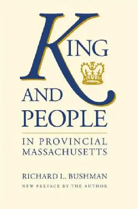 Cover of King and People in Provincial Massachusetts