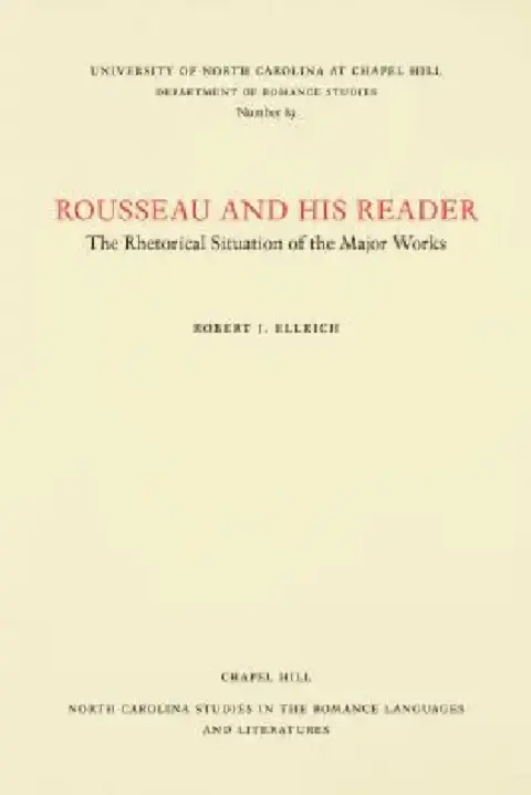 Cover of Rousseau and His Reader