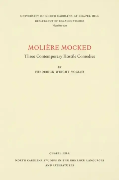 Cover of Molière Mocked
