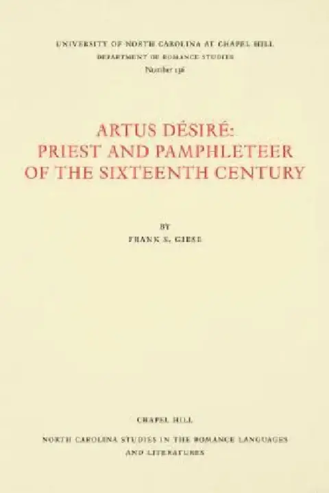 Cover of Artus Désiré
