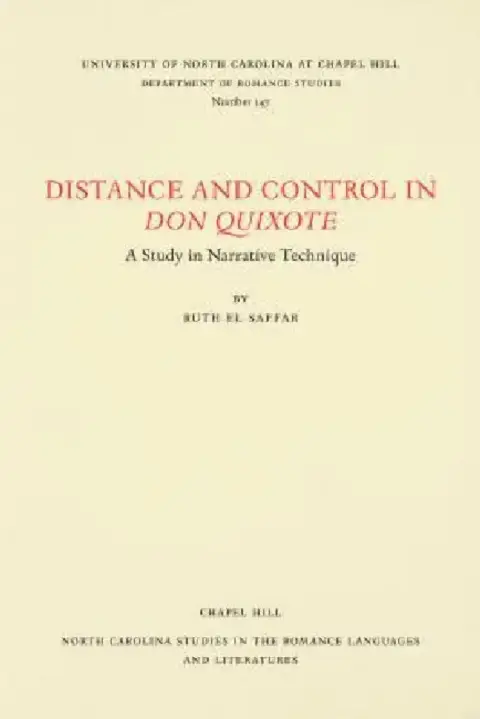 Cover of Distance and Control in Don Quixote